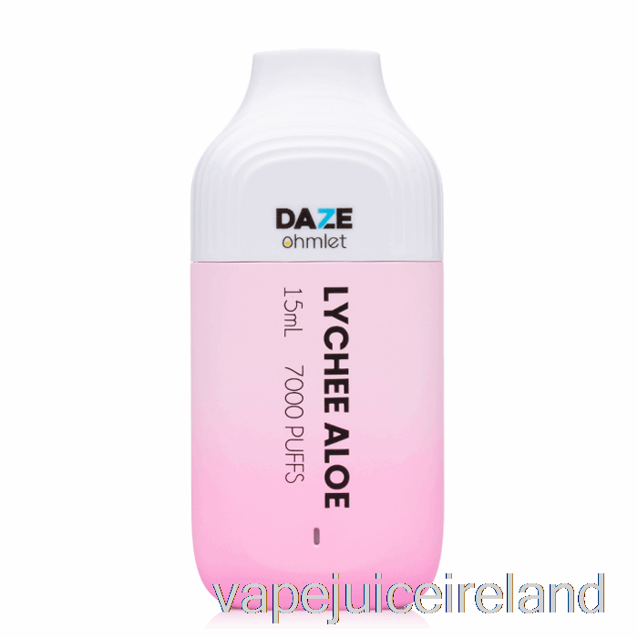 Vape Juice 7 Daze OHMLET 7000 Disposable Lychee Aloe